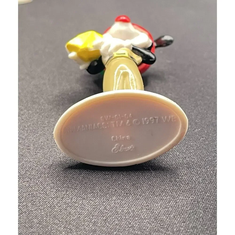 Vintage 1997 Warner Bros Animaniacs Yakko & Dot Christmas Ornaments. Set of Two.